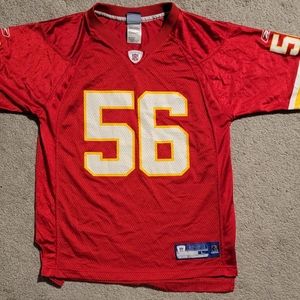 #56 Kansas City Chiefs D. Johnson Large Youth Jersey